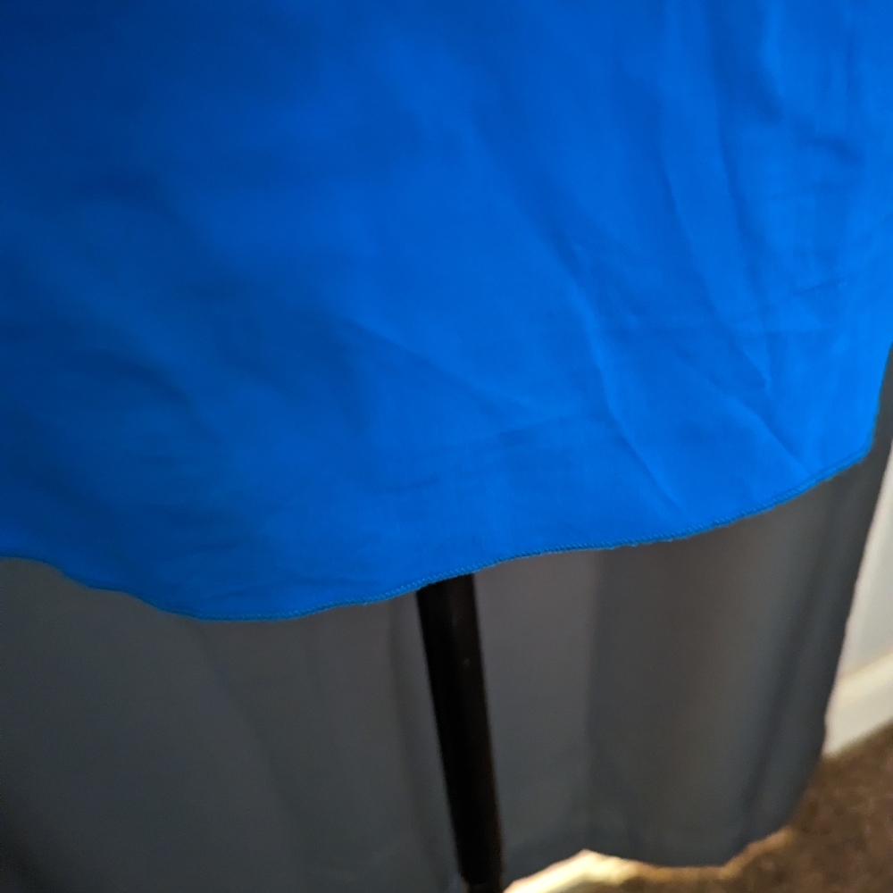 Beautiful Royal Blue Bell Sleeve Top - Small/Medium - Picture 3 of 4